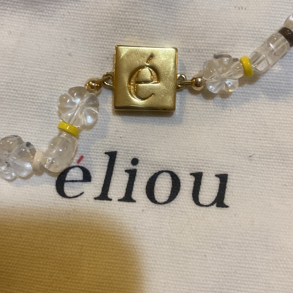 ÉLIOU Transparent Rayan Necklace size 18 inch - Picture 4 of 5
